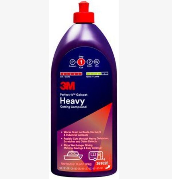 3M™ Perfect-It™ Gelcoat Heavy Cutting Compound, 1,08 kg, 0.946 l, 36102E