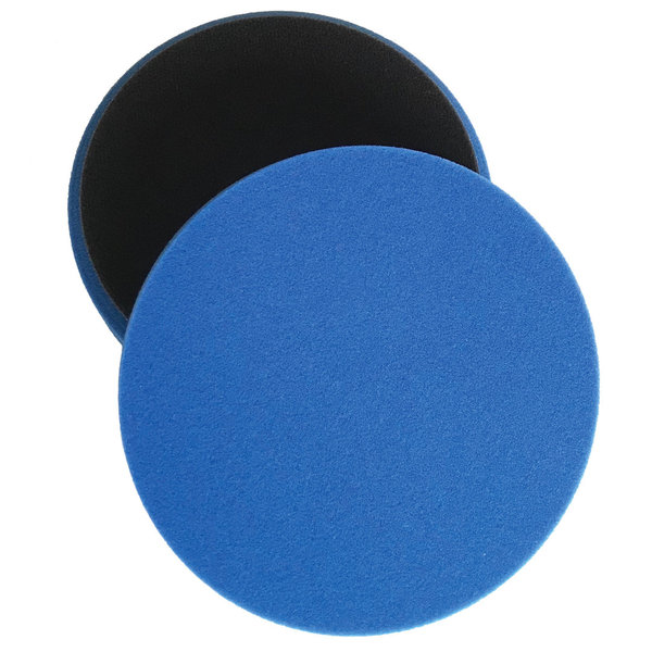 PS24 Polierschwamm blau glatt, ø 140 mm, 5er Pack