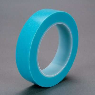 3M Scotch Hochtemperatur-Farblinienband 4737 T, Blau, transparent, 19,1 mm x 33 m, 0,13 mm